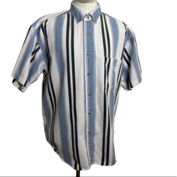 Oak Trail Other - Oak Trail Vintage Vertical Stripe Button-down L